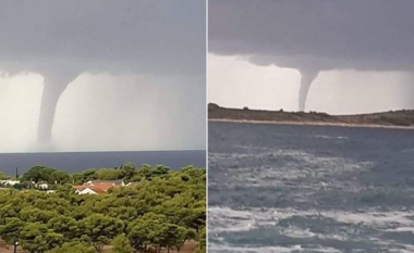 Stuhi e madhe në Dalmaci, banorët filmojnë pamjet e rralla të një “tornadoje”