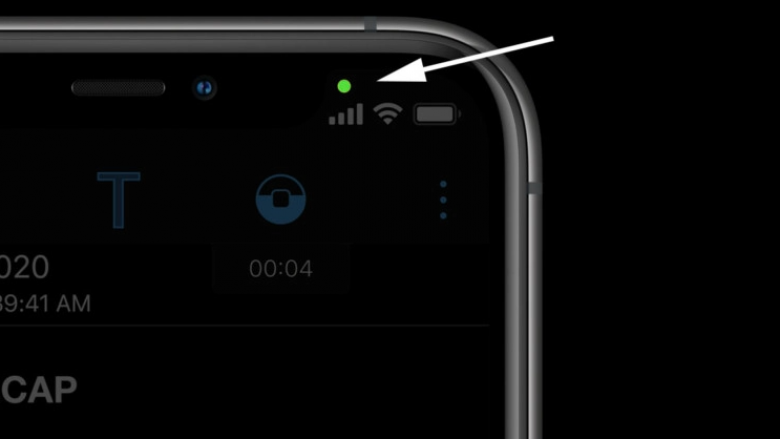 Nëse iPhone juaj ka një pikë të gjelbër në ekran, kamera juaj mund t’ju spiunojë