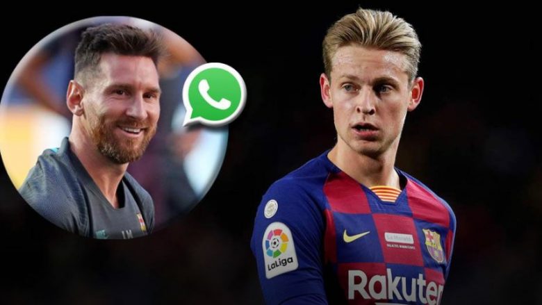 De Jong zbulon një detaj interesant për të ardhmen e Messit: Ai ende është në grupin e WhatsApp ku janë të gjithë lojtarët