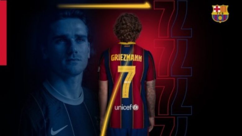 Griezmann ndryshon numër te Barcelona, e prezanton basketbollisti i famshëm amerikan