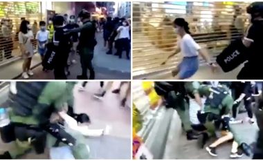 U është dukur e “dyshimtë”, policia në Hong Kong përplasë për toke dhe e arreston 12-vjeçaren – menduan se ishte protestuese