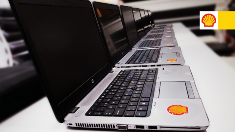 Shell dhuron 27 laptop për shkollën fillore ‘Faik Konica’ në Prishtinë