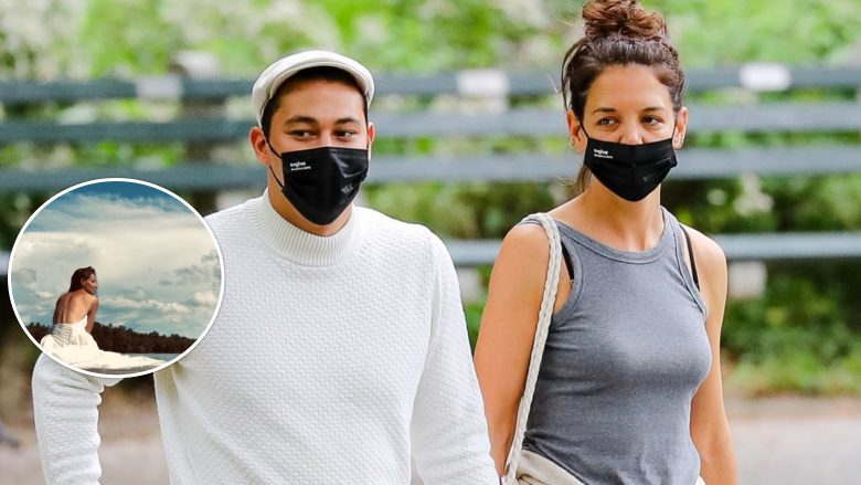 Katie Holmes përflitet për një martesë me Emilio, bën kuriozë fansat në një fotografi me ‘fustan nusërie’