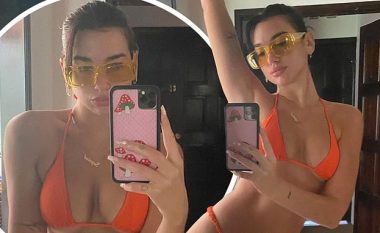 Dua Lipa ngacmon imagjinatën e fansave me fotografitë në bikini, ndërsa shijon pushimet me të dashurin në Kaliforni