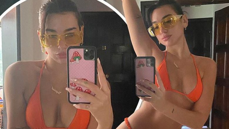 Dua Lipa ngacmon imagjinatën e fansave me fotografitë në bikini, ndërsa shijon pushimet me të dashurin në Kaliforni