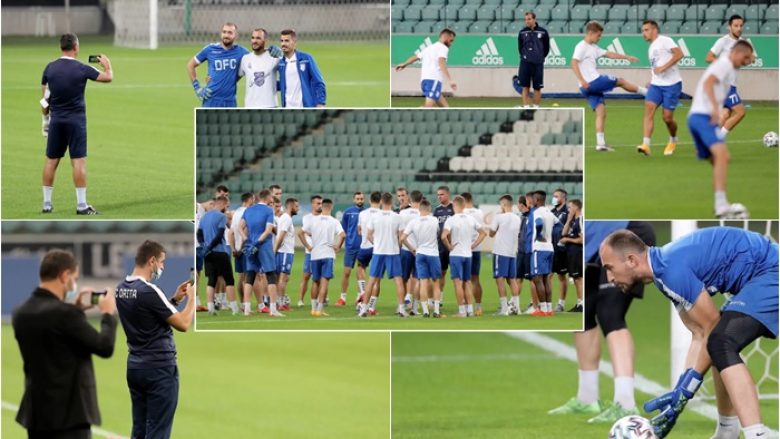 Drita mbyll stërvitjen e fundit para ndeshjes me Legian: Takim i përbashkët, atmosferë e mirë dhe foto në stadium