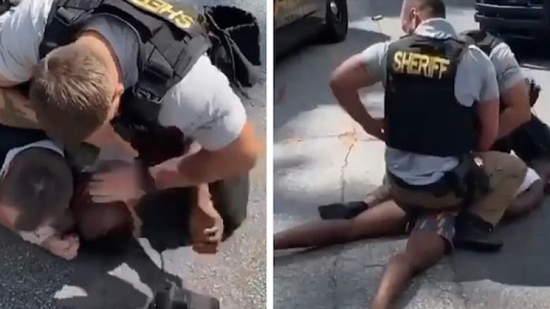 Ia vendosi gjurin në qafë dhe e grushtoi në fytyrë njeriun me ngjyrë, oficeri në SHBA pushohet nga puna