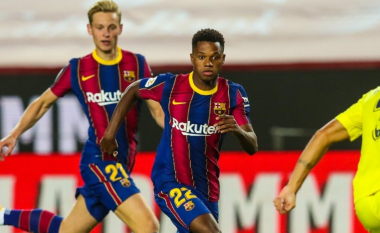 Notat e lojtarëve: Barcelona 4-0 Villareal, Ansu Fati ishte më i miri