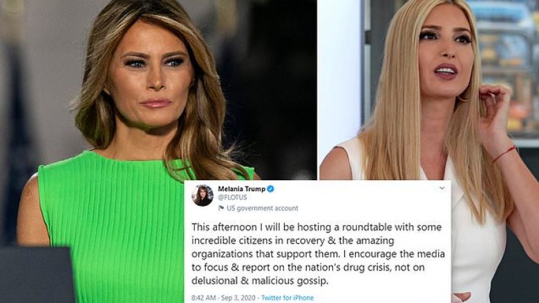 Rivaliteti Melania Vs Ivanka Trump: Zonja e Parë hedh poshtë thashethemet e librit të shoqes së saj që nxori në pah të fshehtat e raporteve familjare