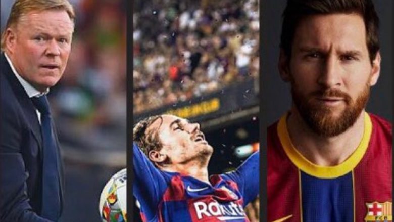Griezmann: Mezi pres ta takoj Koemanin dhe bashkëlojtarët, i lumtur që Messi mbeti te Barcelona