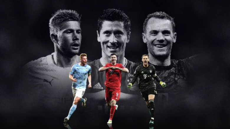 Çmim i lojtarit të vitit: De Bruyne, Lewandowski e Neuer në listë të ngushtë