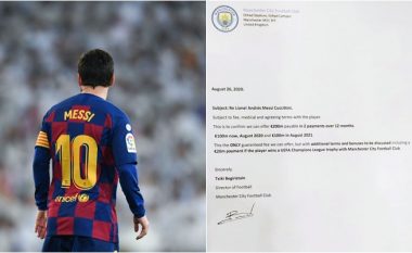 ‘Publikohet’ oferta e Manchester Cityt drejtuar Barcelonës për Lionel Messin – 200 milionë euro dhe bonuse deri në 25 milionë euro tjera