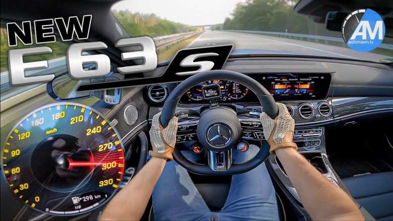 Mercedes-AMG E63 S 2021 me lehtësi e arrin shpejtësinë prej 300 km/orë