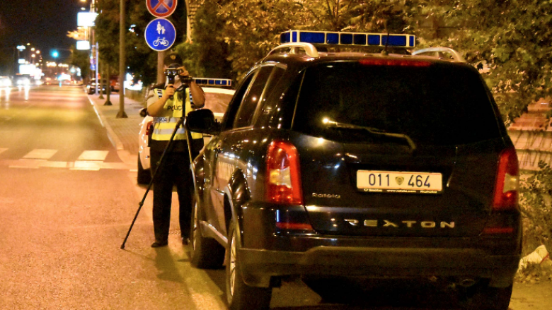 Gjobiten 411 vozitës në Shkup, prej tyre 83 për tejkalim të shpejtësisë