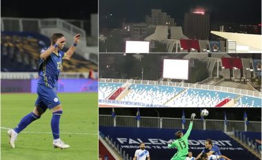 Prapaskenat e ndeshjes Kosovë-Greqi: Tifozët mbi hotelin Grand, kontrolle të ashpra për COVID-19, muzika jashtë stadiumit, fjalët e Zenelit dhe problemi i Bernardëve