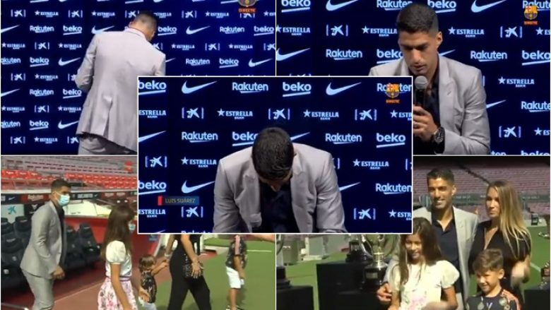 Më shumë lot se sa fjalë – Luis Suarez i thotë lamtumirë Barcelonës