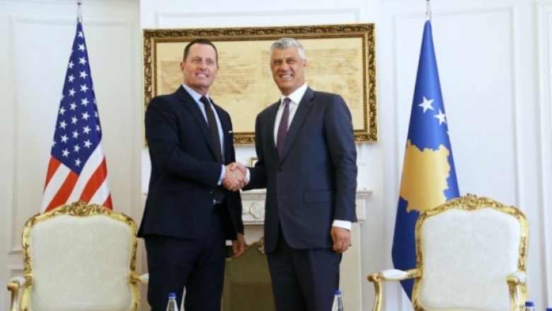 Presidenti Thaçi do ta dekorojë ambasadorin Grenell me Medaljen Presidenciale të Meritave