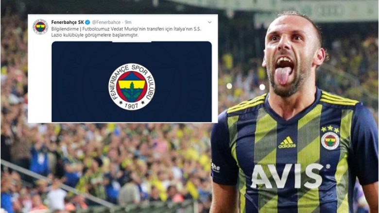 Fenerbahce me komunikatë zyrtare: Bisedimet për Vedat Muriqin me Lazion kanë filluar