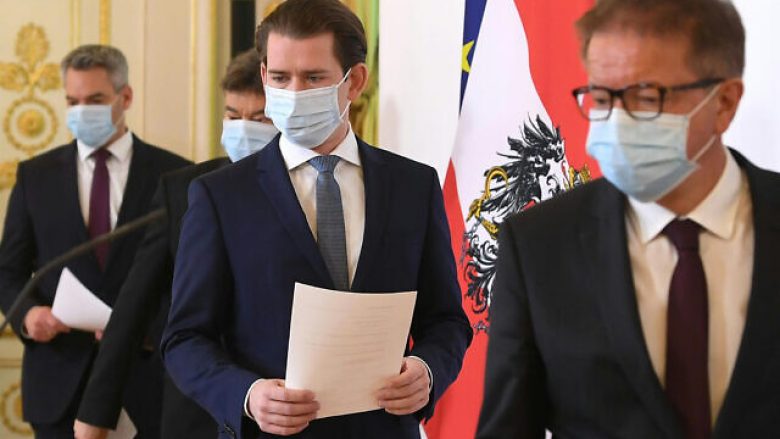 Austria po përjeton valën e dytë të rasteve me coronavirus, thotë kancelari Kurz