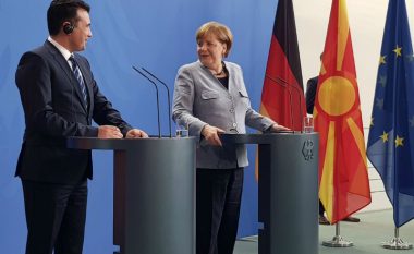 Merkel uron kryeministrin Zaev për mandatin e ri