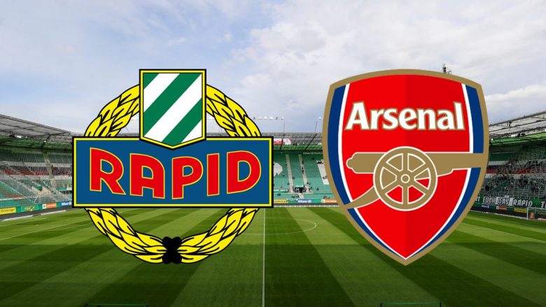 Formacionet zyrtare, Rapid Vjena – Arsenal: Xhaka e Mustafi në bankën rezervë