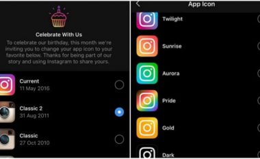 Instagram ka një meny të fshehtë, mësoni se si mund ta ndryshoni ikonën e saj
