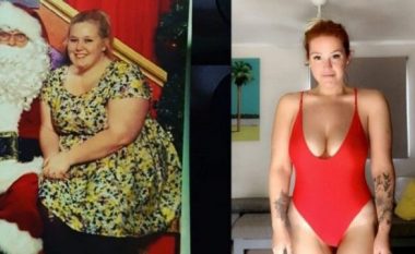 I dashuri e la për shkak të peshës, 27-vjeçarja humb 76 kilogramë dhe i “lë” pa fjalë të gjithë