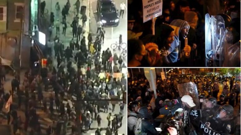 Protesta në Filadelfia për shkak të vrasjes së afro-amerikanit, policia akuzon demonstruesit për plaçkitjen e dyqaneve