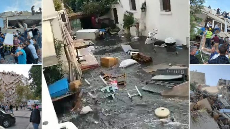 Pasojat e tërmetit në Turqi, shemben dhjetëra ndërtesa dhe shkaktohet mini-cunami – dridhjet ndjehen deri në Shqipëri e Maqedoninë e Veriut