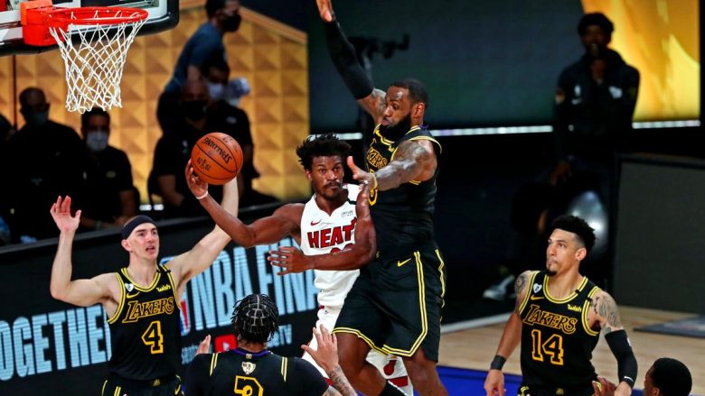 Nuk mjaftuan 40 pikët nga LeBron James për Lakers, Miami merr fitoren e dytë në finale