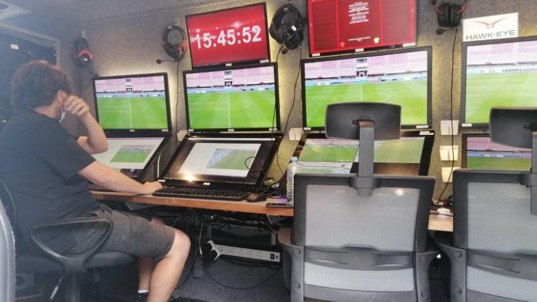 Zyrtarisht është instaluar VAR-i në stadiumin ‘Tose Proeski’ për ndeshjen Maqedoni e Veriut – Kosovë