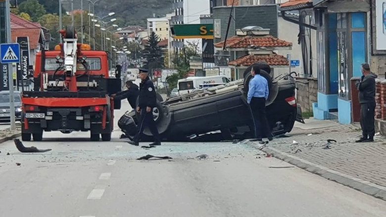 Aksident i rëndë në dalje të Pejës, katër persona të lënduar
