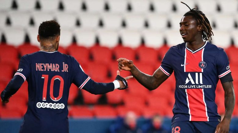PSG kthehet lider në Ligue 1, Kean e Mbappe shënuan nga dy herë