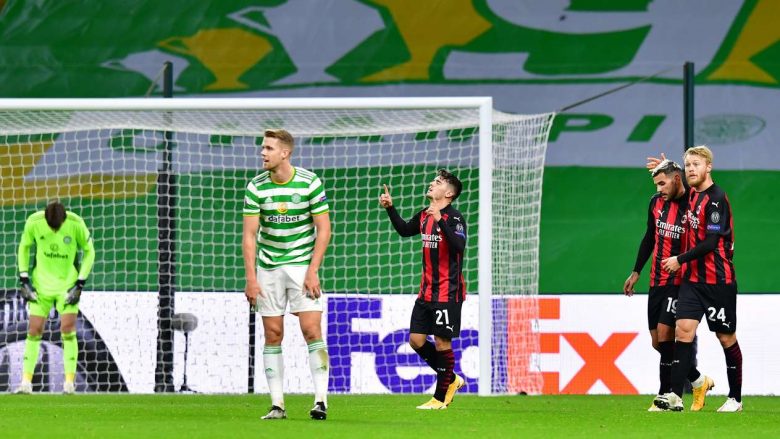 Notat e lojtarëve, Celtic 1-3 Milan: Krunic e Diaz vlerësohen lartë