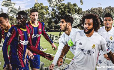 Barcelona për disa miliona më e shtrenjtë se Reali – vlera e dy skuadrave si dhe lojtarët me çmimin më të lartë të El Clasicos