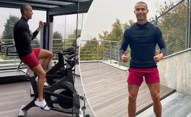 Cristiano Ronaldo me pamje të re, duket ndryshe me stilin e ri të flokëve thuajse tullac