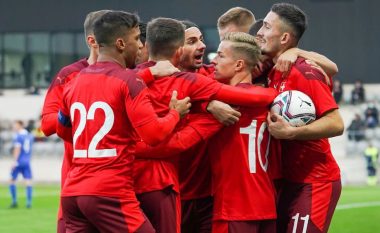 Andi Zeqiri nuk ndalet me fanellën e Zvicrës U21, shënon golin e nëntë në këto eliminatore