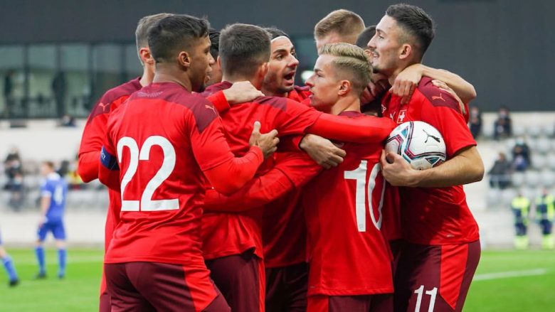 Andi Zeqiri nuk ndalet me fanellën e Zvicrës U21, shënon golin e nëntë në këto eliminatore
