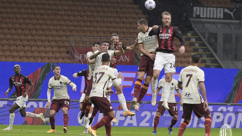 Spektakël golash në San Siro, Kumbulla shënon dhe shpëton Romën nga humbja prej Milanit