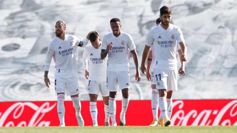 Real Madrid fiton lehtësisht dhe bëhet lider në La Liga