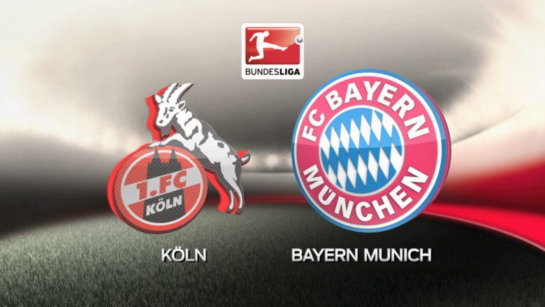 Bayerni luan në udhëtim te Kolni, formacionet zyrtare