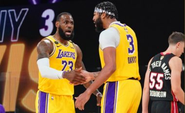 LA Lakers fitojnë thellë përballjen e parë finale ndaj Miami Heat
