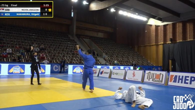 Nakamura mposht serbin Rajicic në finale dhe fiton medaljen e artë për Kosovën në Dubrovnik, Flaka Loxha e pafat në finale