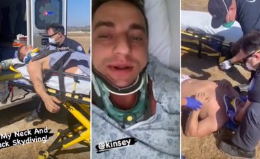 YouTuberi i njohur që e kishte vizituar Kosovën thyen qafën dhe shpinën në një aksident me parashutë