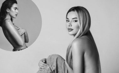 Tayna inspirohet nga Dua Lipa, pozon topless në imazhet e reja