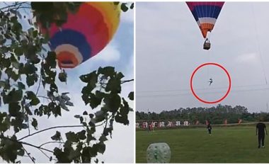 Në ditën e parë të punës bie nga balona, humb jetën kinezi që erërat e forta e nxorën nga shporta dhe e përplasën në tokë nga 10 metra lartësi