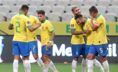 Brazili i papërmbajtshëm, i shënon pesë gola Bolivisë – shkëlqejnë Firmino e Coutinho