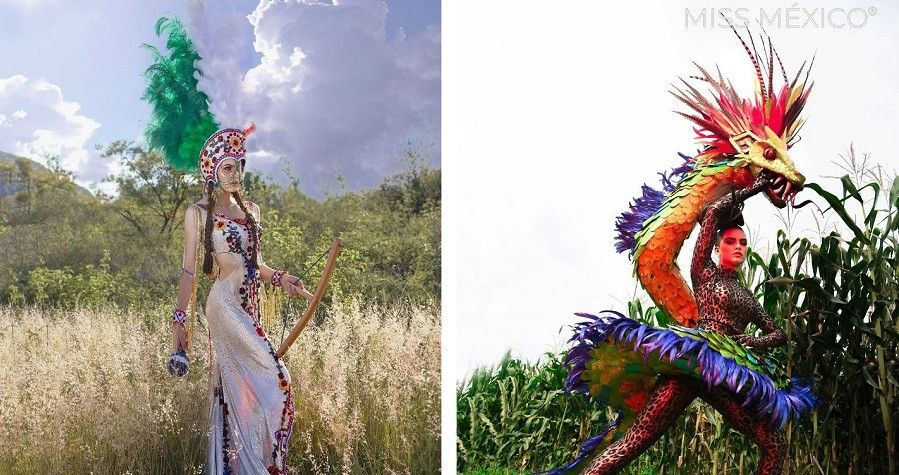 Miss Mexico contestants present interesting traditional outfits for the ...