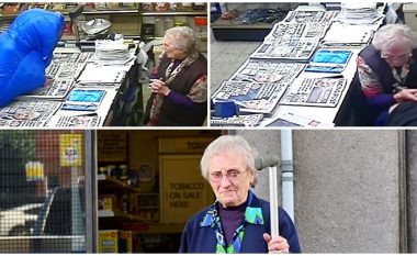 Futet në market për të kryer vjedhje, hajni befasohet nga pronarja – britanikja 83-vjeçe i kundërvihet duke e goditur me shkop