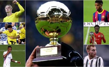 Publikohet lista e ngushtë me 20 emra që do të luftojnë për çmimin “Golden Boy 2020” – Haaland, Davies, Sancho, Fati e Vinicius kandidatët kryesorë